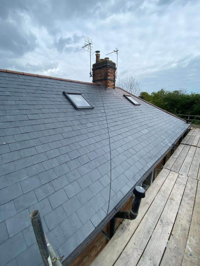 new slate roof
